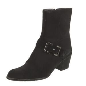 Stuart Weitzman Moto Boots With Buckle 7.5M